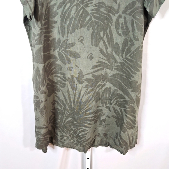 LUNGO L'ARNO GREEN FLORAL MAXI DRESS SIZE 1X - Picture 4 of 8